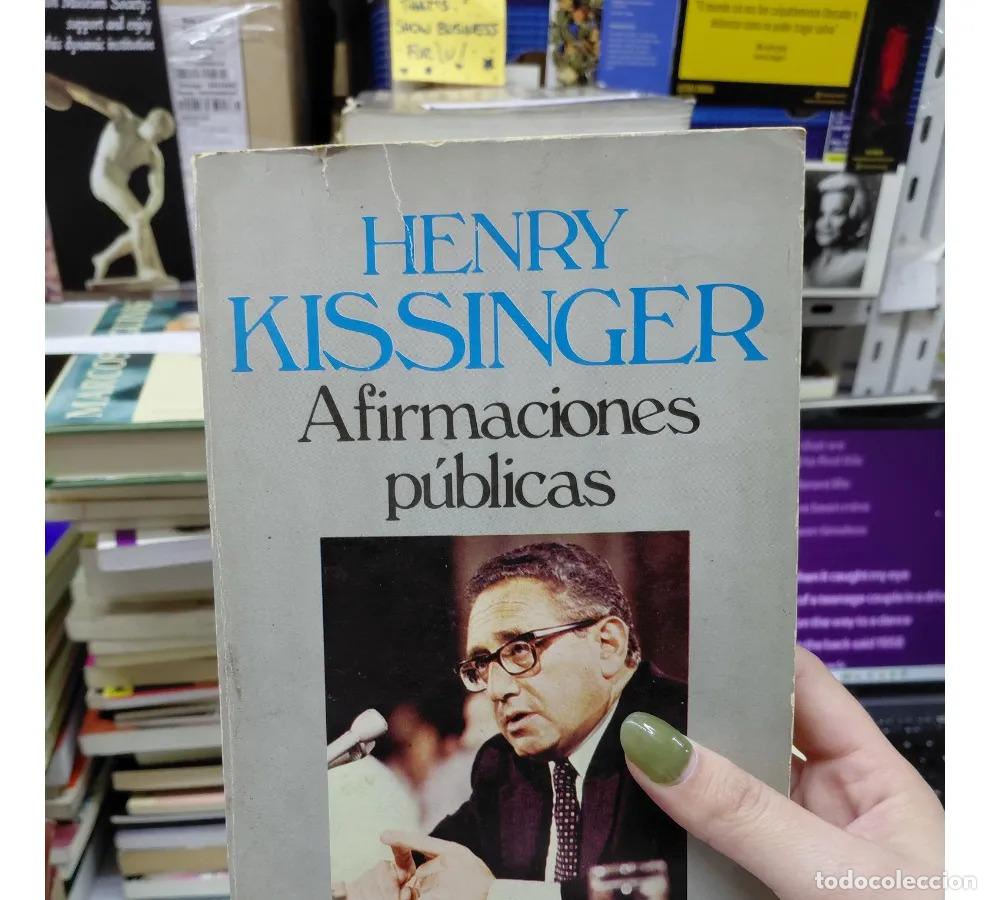 Libros: Afirmaciones publicas - Kissinger - Foto 1
