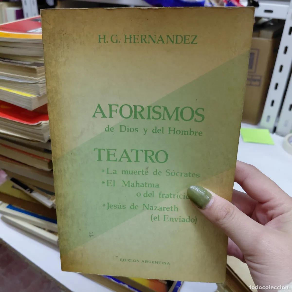 Livros em segunda m&atilde;o: Aforismos - Hernandez