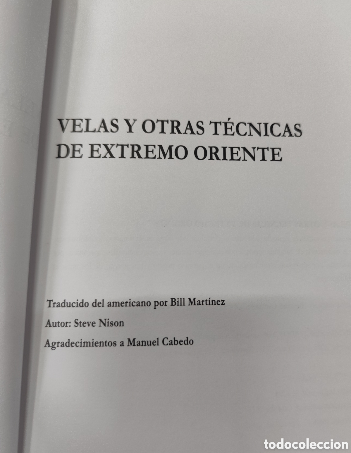 Libros: VELAS Y OTRAS TECNICAS DE EXTREMO ORIENTE - NISON,Steve - Foto 2