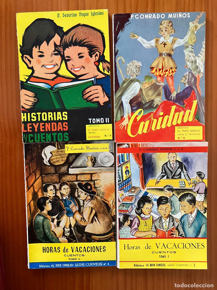Libros: Lote de 4 libros. Biblioteca El buen consejo. Padre Conrado Mui&ntilde;os, Severino Peque Iglesias