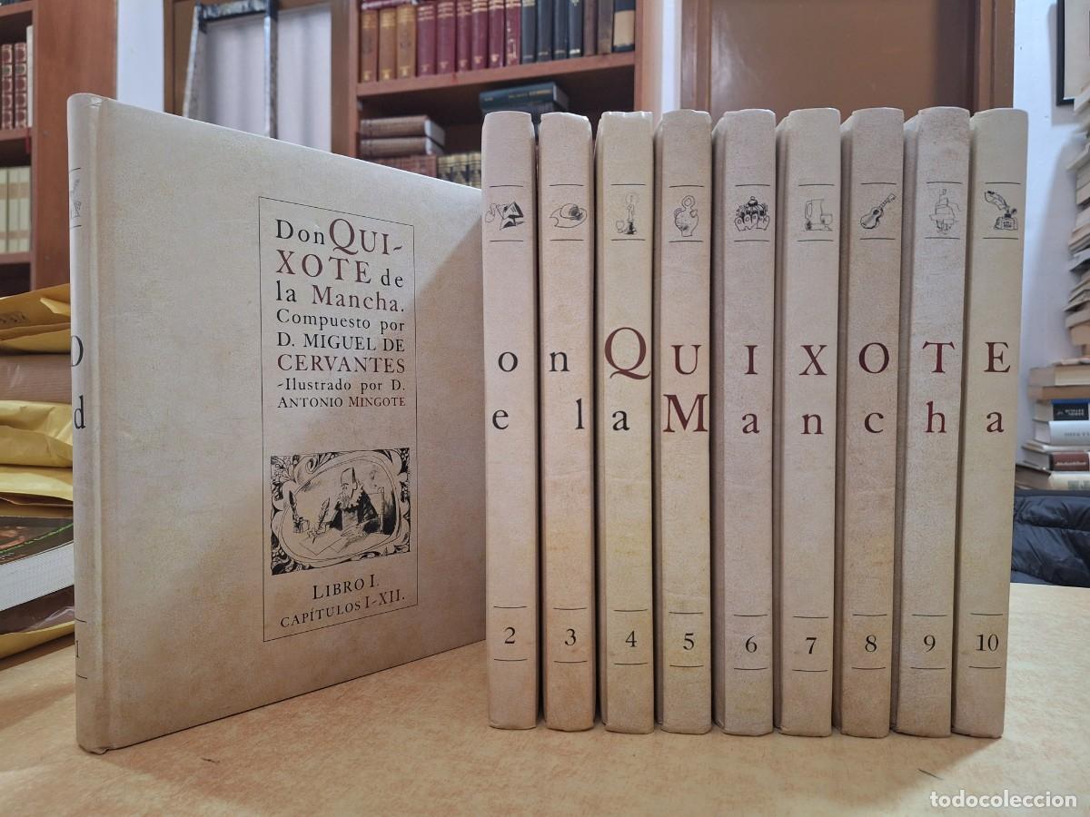 B&uuml;cher: DON QUIXOTE DE LA MANCHA. Ilustrado por ANTONIO MINGOTE. 10 VOLS. - MIGUEL DE CERVANTES.