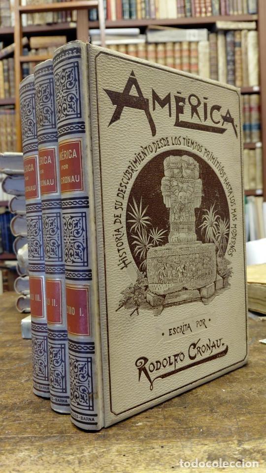 Libros: AMERICA, Historia de su descubrimiento desde los tiempos primitivos hasta los mas modernos. Obra ded