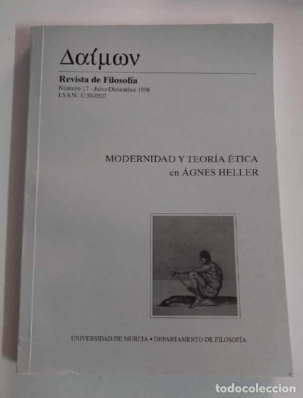 Libros: Revista de Filosof&iacute;a, n&ordm; 17. Modernidad y teor&iacute;a &eacute;tica en &Aacute;gnes heller. - VV. AA.: