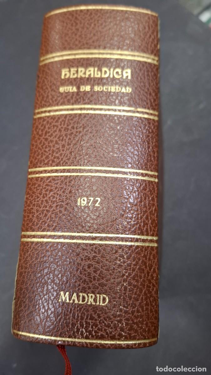 Libros: Her&aacute;ldica. Gu&iacute;a de Sociedad. Edici&oacute;n Madrid 1972. El&iacute;as Gonz&aacute;lez Vera. Franquismo - Foto 3