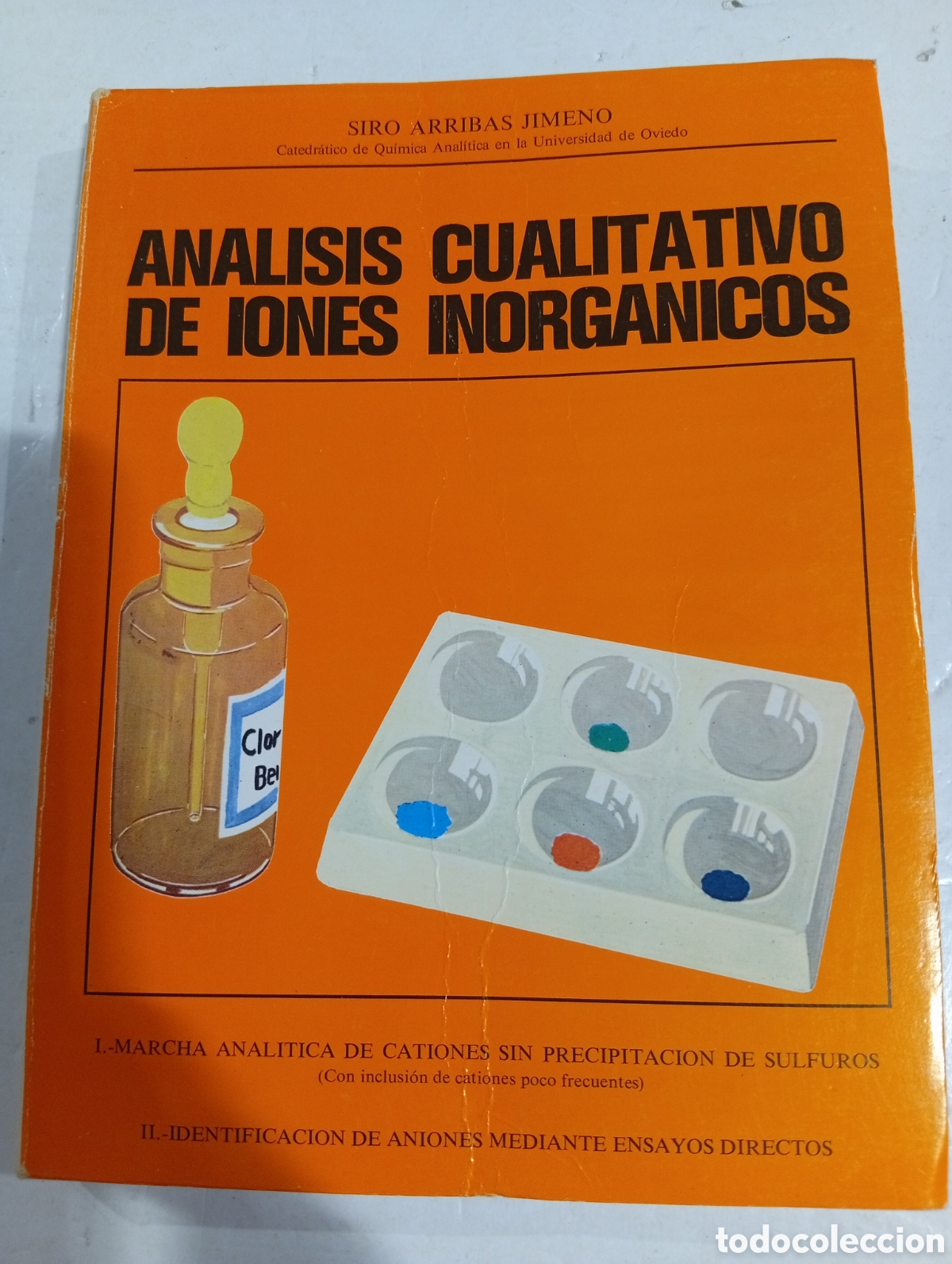 Libros: An&aacute;lisis cualitativo de iones inorg&aacute;nicos Siro Arribas Jimeno