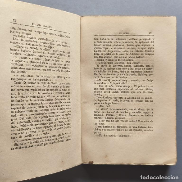 Libros: El Otro. Novela. - Zamacois, Eduardo. - Foto 4