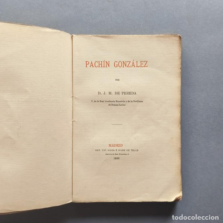 Libros: PACHIN GONZALEZ. - Pereda, Jos&eacute; Mar&iacute;a de - Foto 2