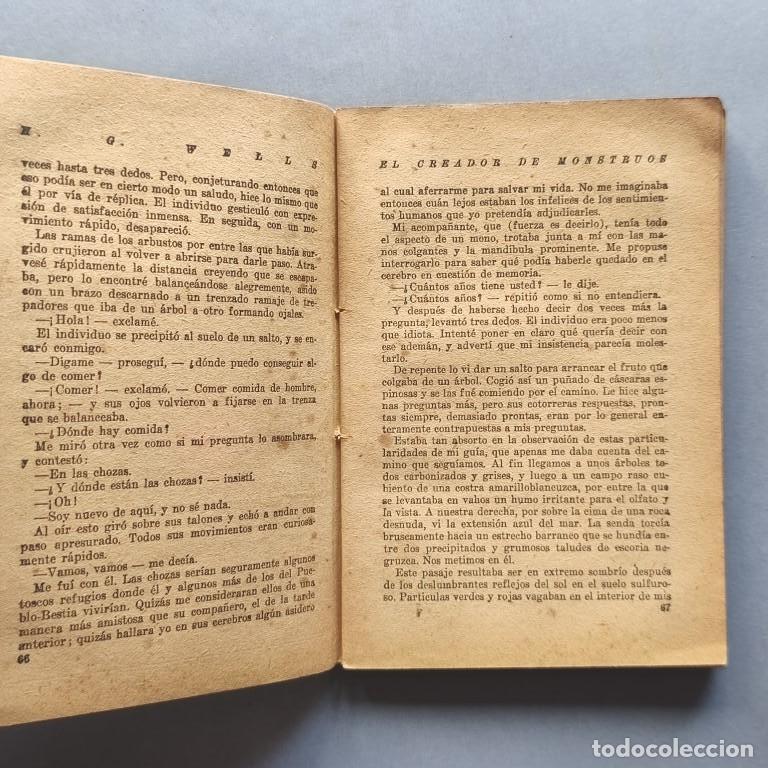 Libros: El Creador de Monstruos. - Wells, H.G. - Foto 3