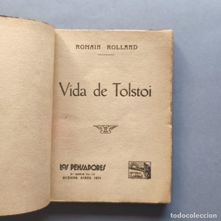Libros: Vida de Tolstoi. - Rolland, Romain. - Foto 2