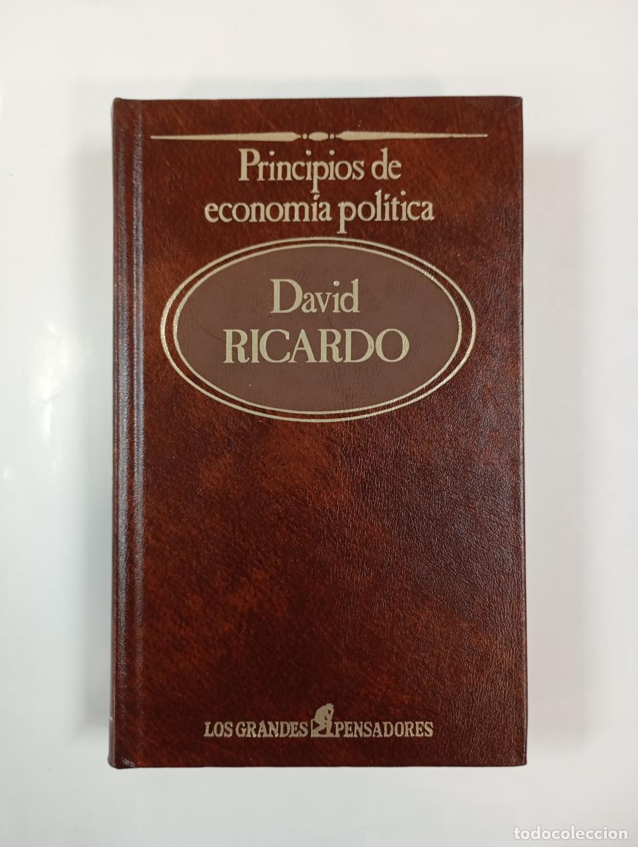 Livros em segunda m&atilde;o: Principios de econom&iacute;a pol&iacute;tica. Los grandes pensadores 74. - David Ricardo. TDK1003