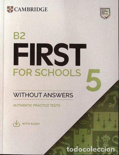 Libros: B2 First for Schools 5 Student's Book- 9781009273022