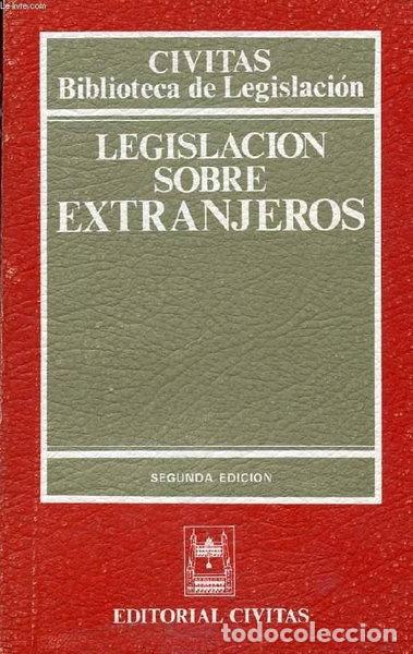 Libros: Legislaci&oacute;n sobre extranjeros- 9788447007448 - Foto 1