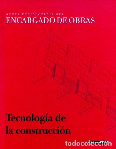 Libros: Tecnolog&iacute;a de la construcci&oacute;n- 9788432926204