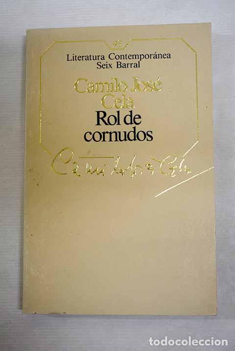 Libros: Rol de cornudos: Cela, Camilo Jos&eacute;.- Cela, Camilo Jos&eacute; - Foto 1