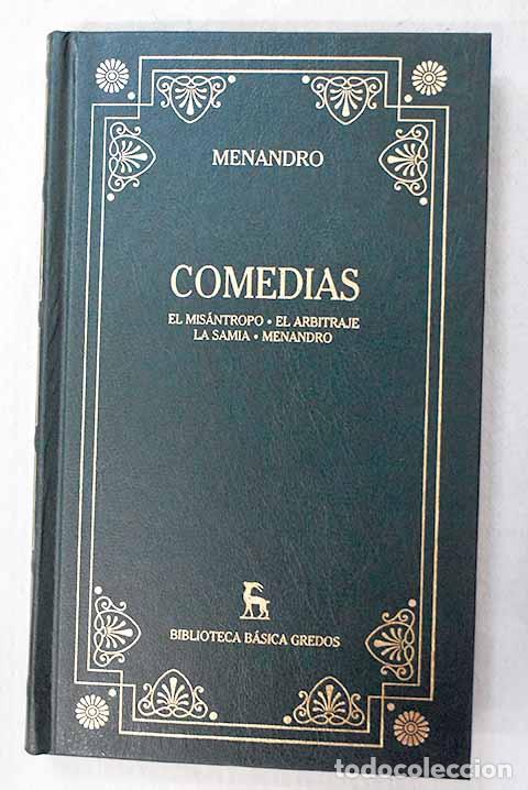 Libros: Comedias: Menandro: Gredos..- Menandro - Foto 1