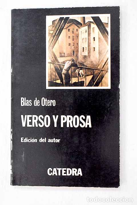 B&uuml;cher: Verso y prosa: Otero, Blas de.- Otero, Blas de