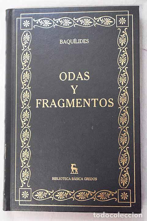 Libros: Odas y fragmentos: Baqu&iacute;lides.- Baqu&iacute;lides - Foto 1