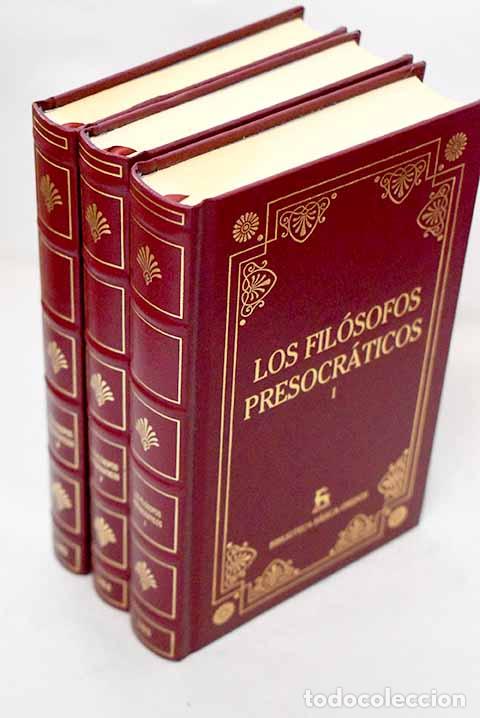 Libros: Los fil&oacute;sofos presocr&aacute;ticos