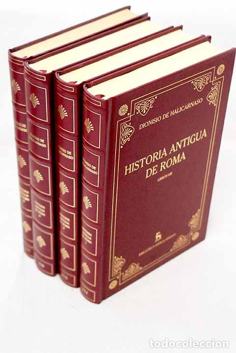 Libros: Historia antigua de Roma.- Dionisio de Halicarnaso