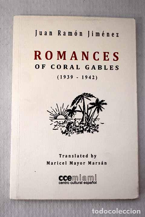 Libros: Romances of Coral Gables.- Jim&eacute;nez, Juan Ram&oacute;n