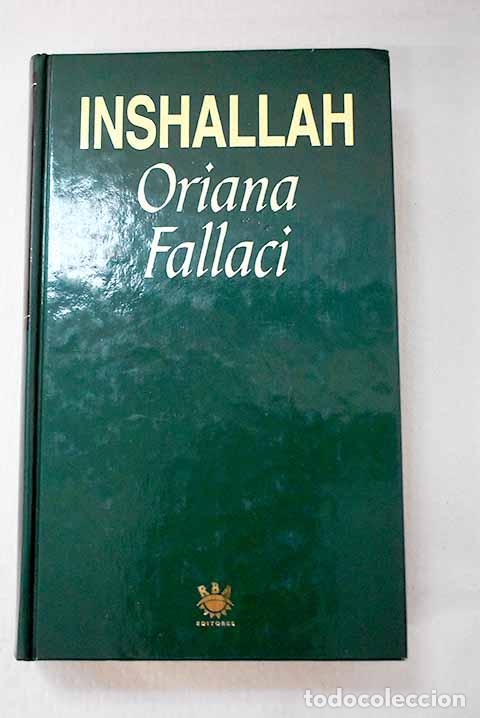 Libros: Inshallah: Fallaci, Oriana.- Fallaci, Oriana - Foto 1