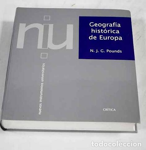 Livros em segunda m&atilde;o: Geograf&iacute;a hist&oacute;rica de Europa.- Pounds, Norman J. G.