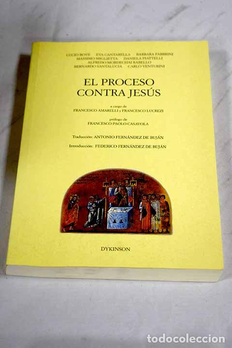 Livros em segunda m&atilde;o: El proceso contra Jes&uacute;s