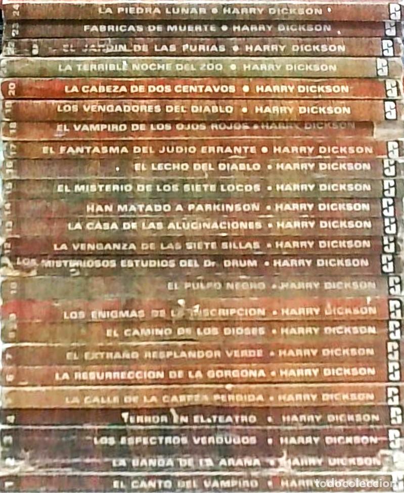 Libri di seconda mano: Serie Harry Dickson. desde N&ordm; 1 al 24 inclusive. Total 24 TOMOS - RAY, Jean: