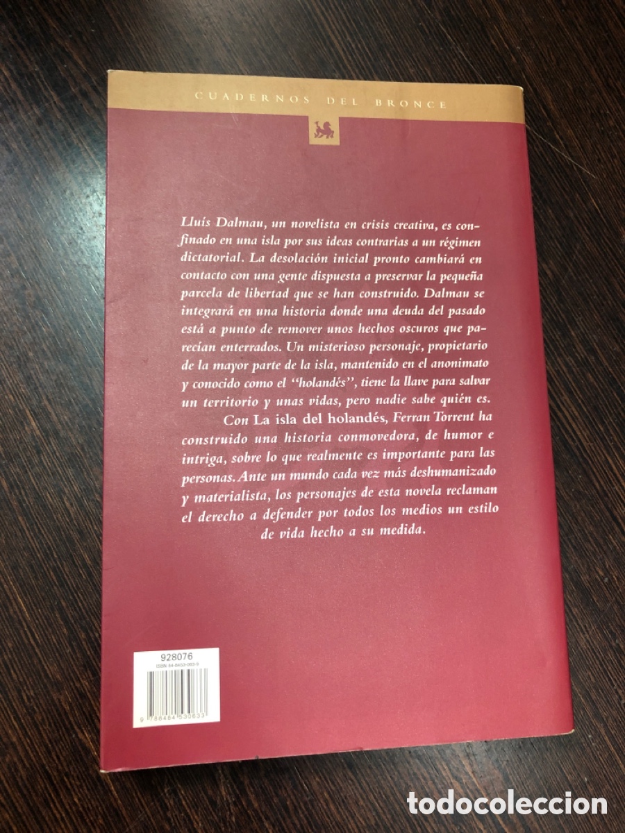 Libros: LA ISLA DEL HOLANDES FERRAN TORRENT EDICION DEL BRONCE - Foto 3
