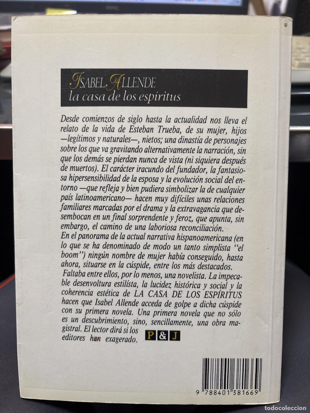 Libros: CASA DE LOS ESPIRITUS, LA ALLENDE ISABEL - - Foto 3