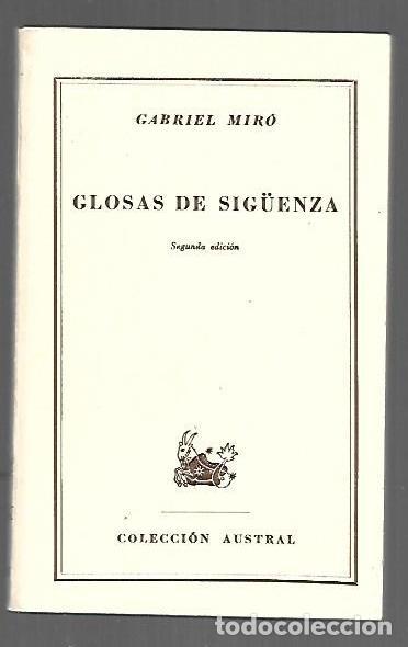 books: GLOSAS DE SIG&Uuml;ENZA - MIRO, GABRIEL