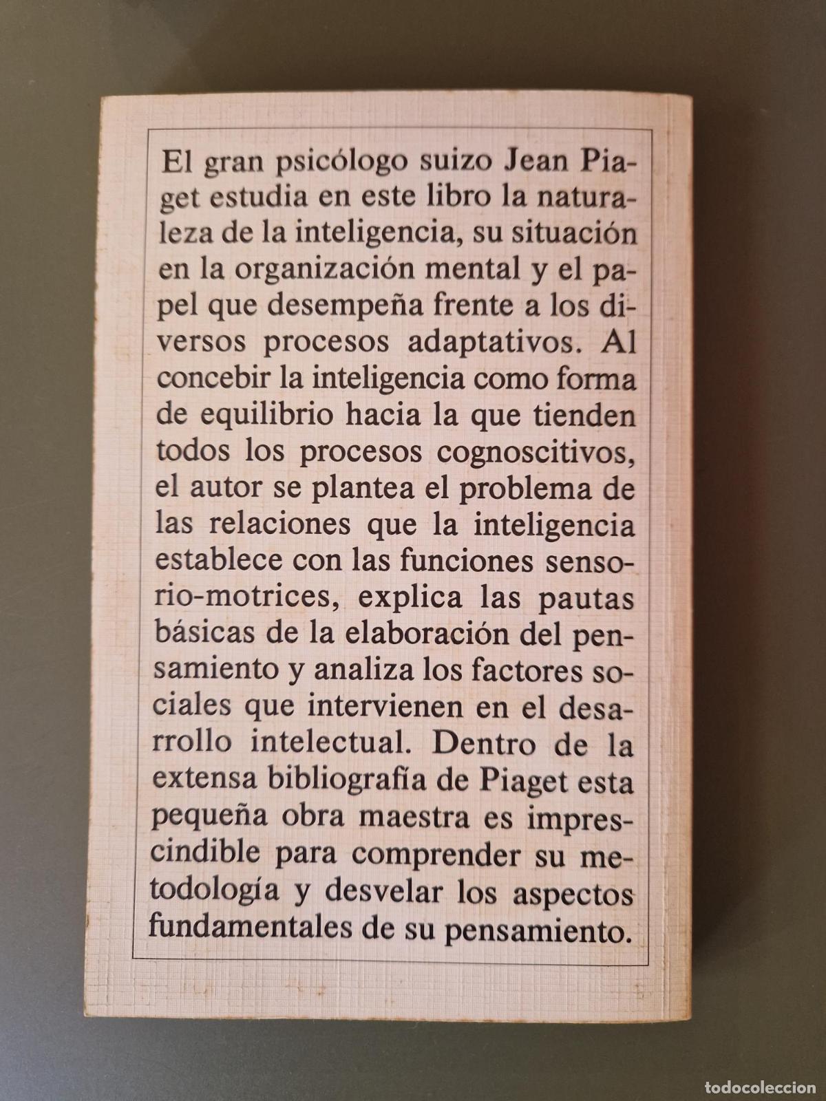 Libros: La Psicolog&iacute;a de la inteligencia - Jean Piaget - Foto 3