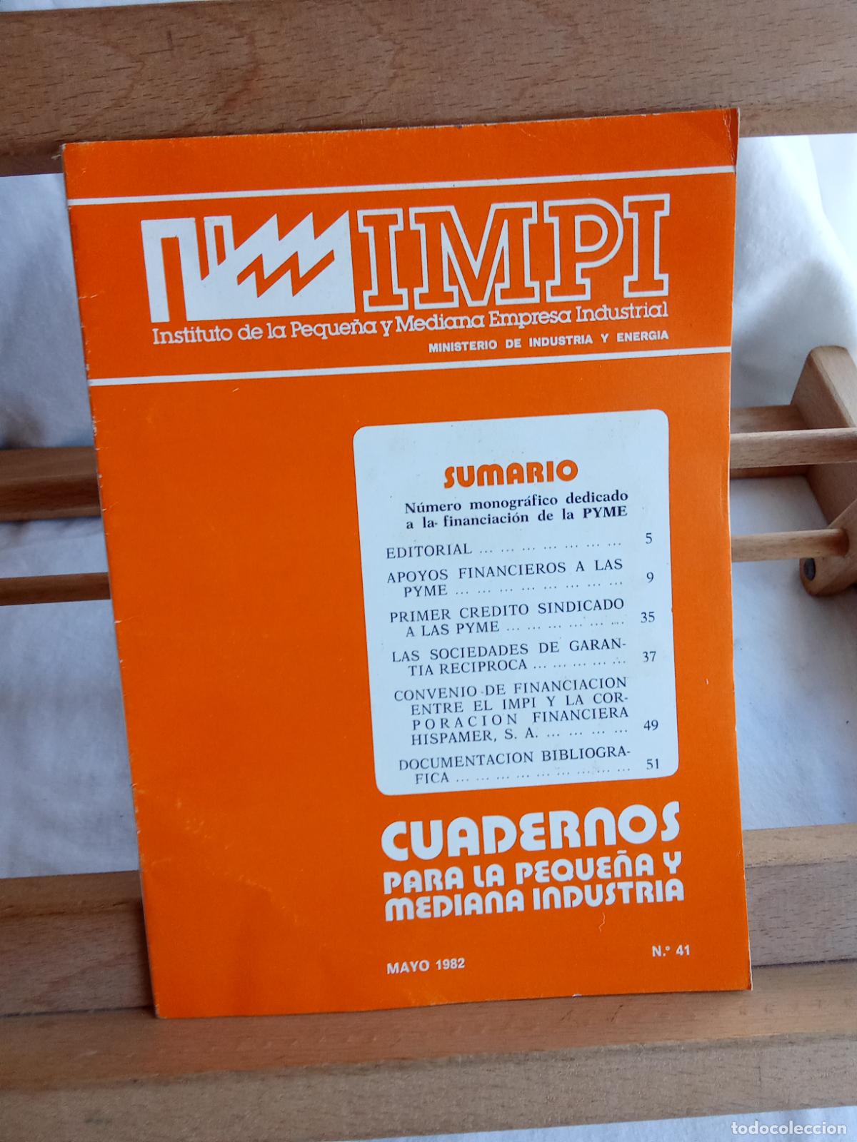 Libros: Cuadernos para la peque&ntilde;a y mediana industria N&ordm;41 L.10257-1454