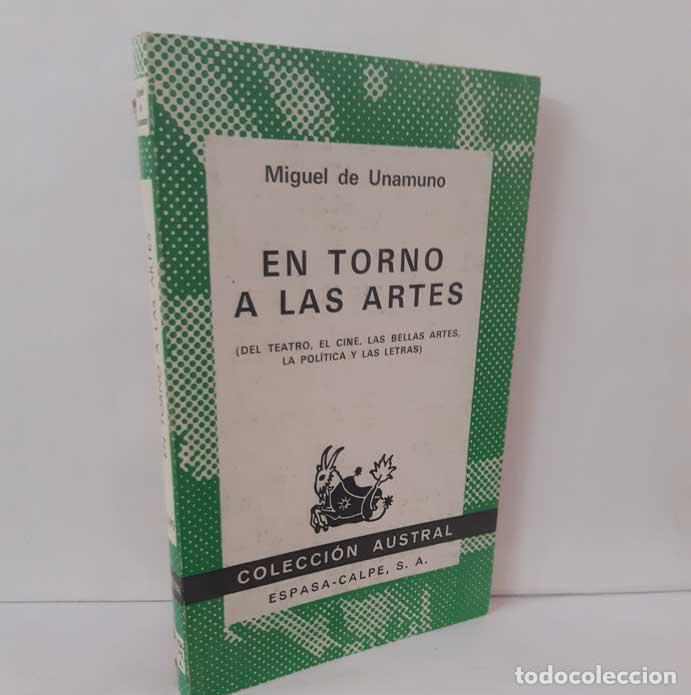Libros: EN TORNO A LAS ARTES - UNAMUNO, MIGUEL DE - Foto 1