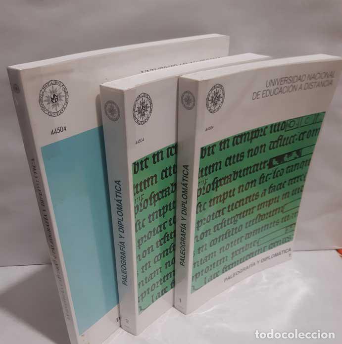 Libri di seconda mano: PALEOGRAF&Iacute;A Y DIPLOM&Aacute;TICA I Y II + L&Aacute;MINAS DE LA C&Aacute;TEDRA (3 TOMOS) - MAR&Iacute;N MART&Iacute;NEZ, TOM&Aacute;S