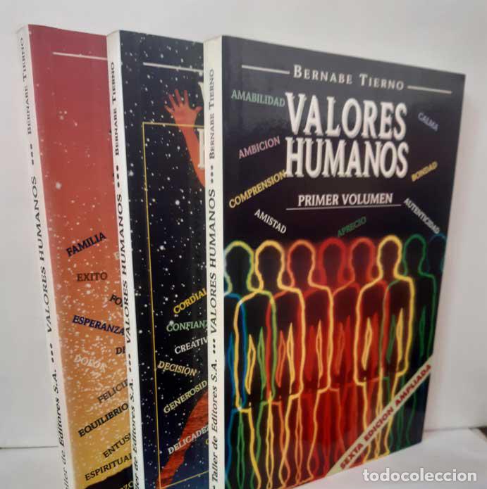 Libros: VALORES HUMANOS (3 TOMOS) - TIERNO, BERNAB&Eacute;