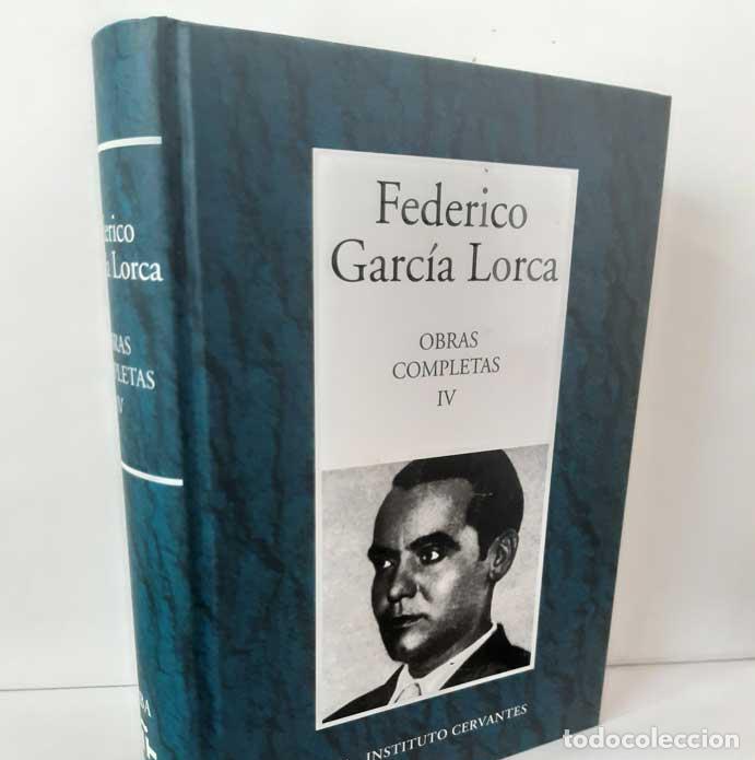 books: OBRAS COMPLETAS IV: CORRESPONDENCIA 1910-1936 - GARC&Iacute;A LORCA, FEDERICO