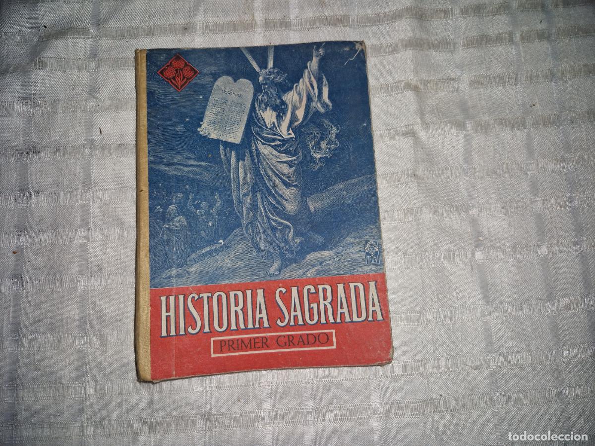 Libros: HISTORIA SAGRADA. PRIMER GRADO. - Foto 1
