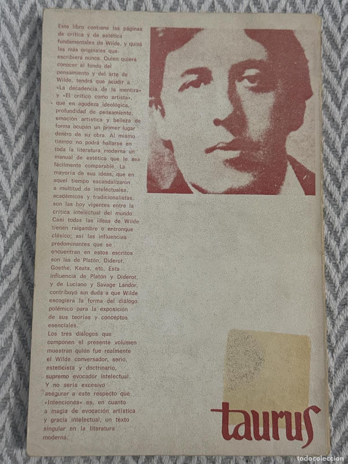 Libros: Intenciones. Oscar Wilde - Oscar Wilde - Foto 3