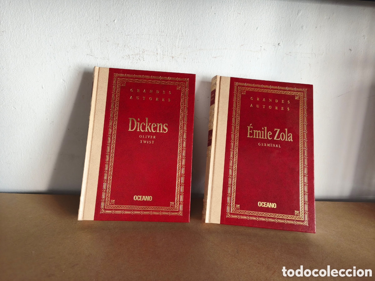 Libros: Dickens y zola grandes autores oc&eacute;ano