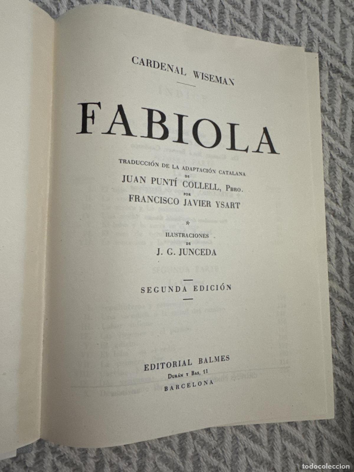 Libros: Fabiola o la iglesia de la catacumbas - Nicholas Patrick Wiseman - Foto 4