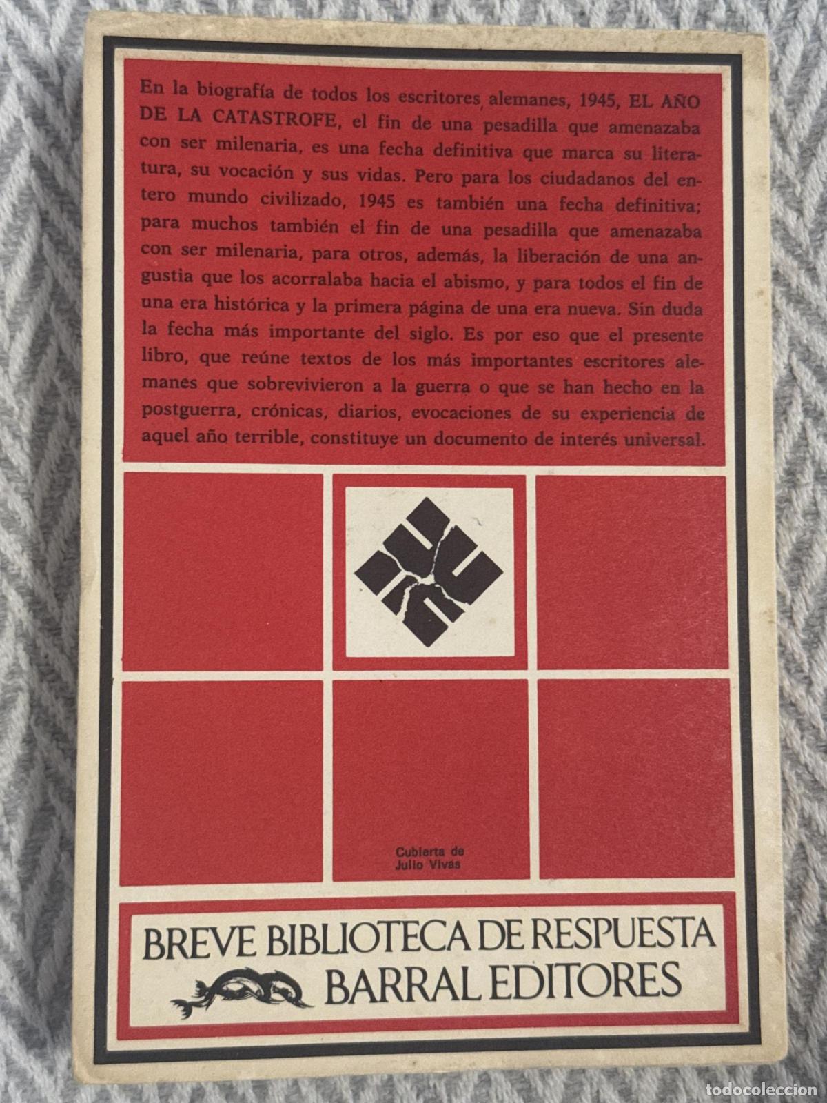 Libros: 1945: El a&ntilde;o de la cat&aacute;strofe - Hans Rauschning - Foto 3