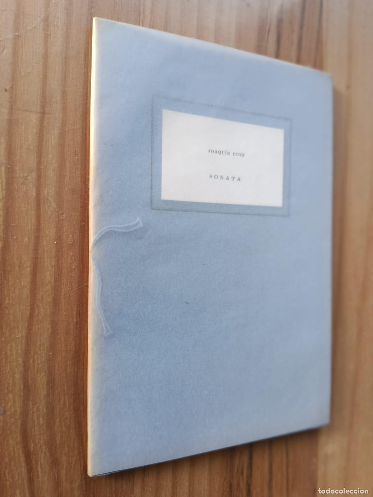 Libri di seconda mano: SONATA (Cuadernillos de Madrid, 1983) - JOAQU&Iacute;N PUIG