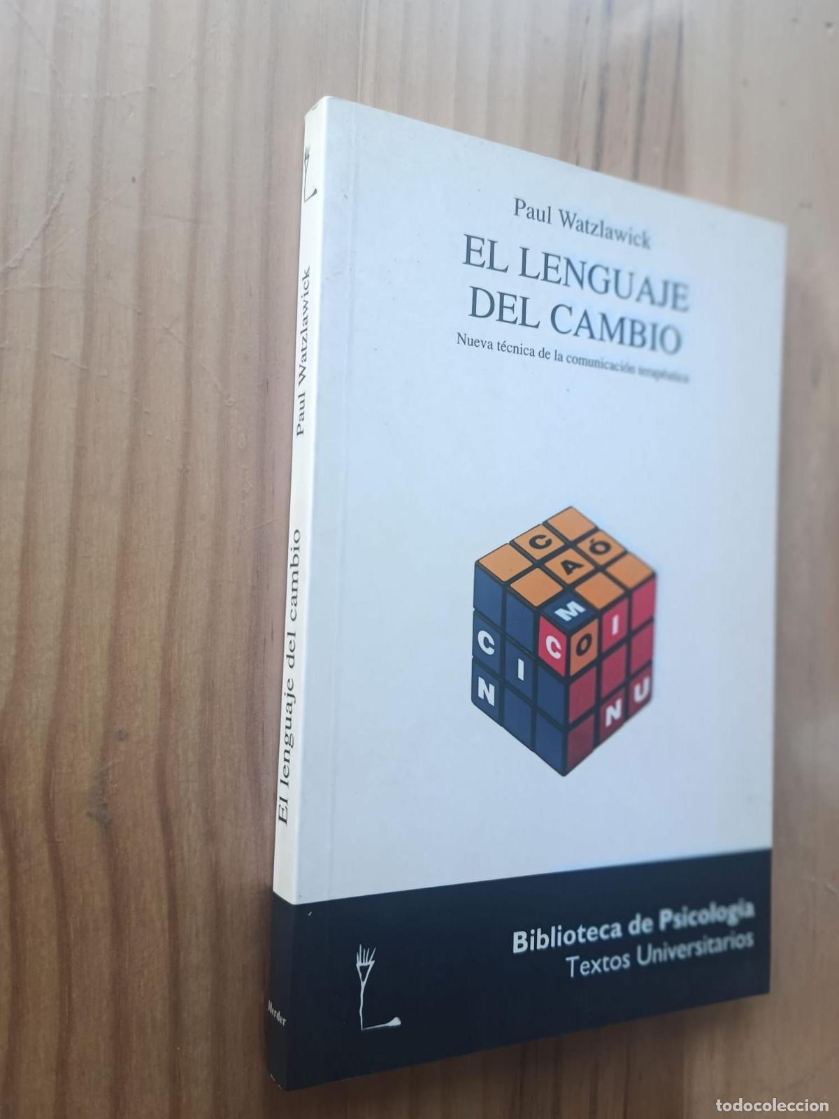 Libri di seconda mano: EL LENGUAJE DEL CAMBIO - Paul Watzlawick