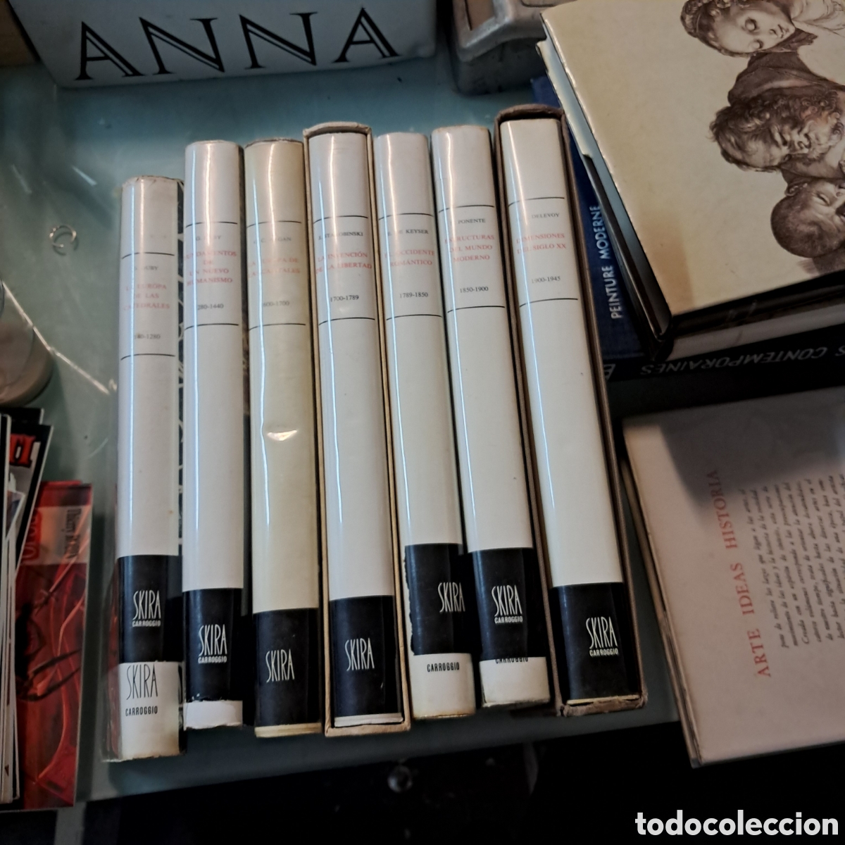 Libros: Arte ideas historia, 7 tomos, Skira, Carroggio