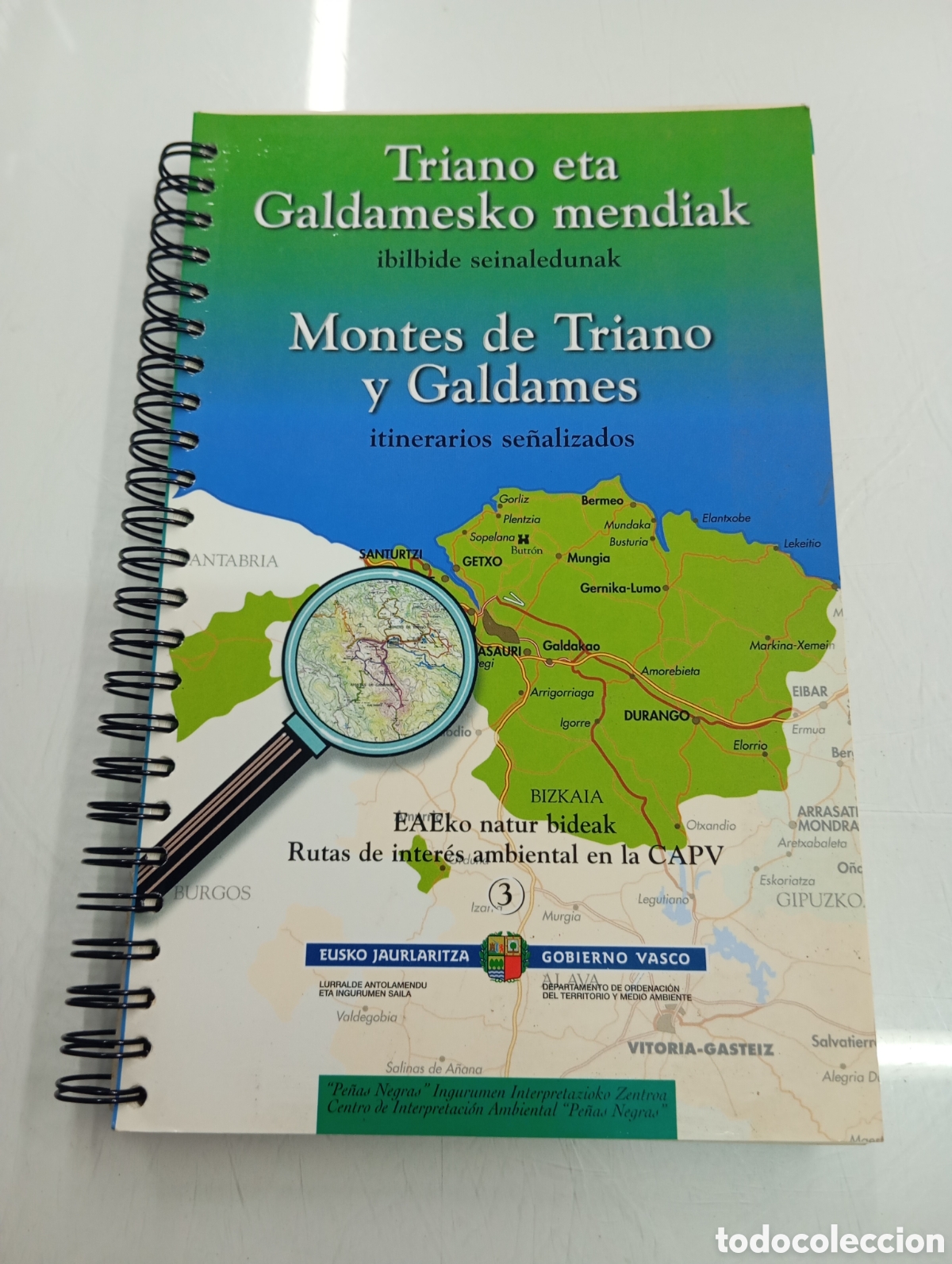 Libros: MONTES DE TRIANO Y GALDAMES, ITINERARIOS SE&Ntilde;ALIZADOS RUTAS PAIS VASCO MINERIA FERROCARRIL MINAS
