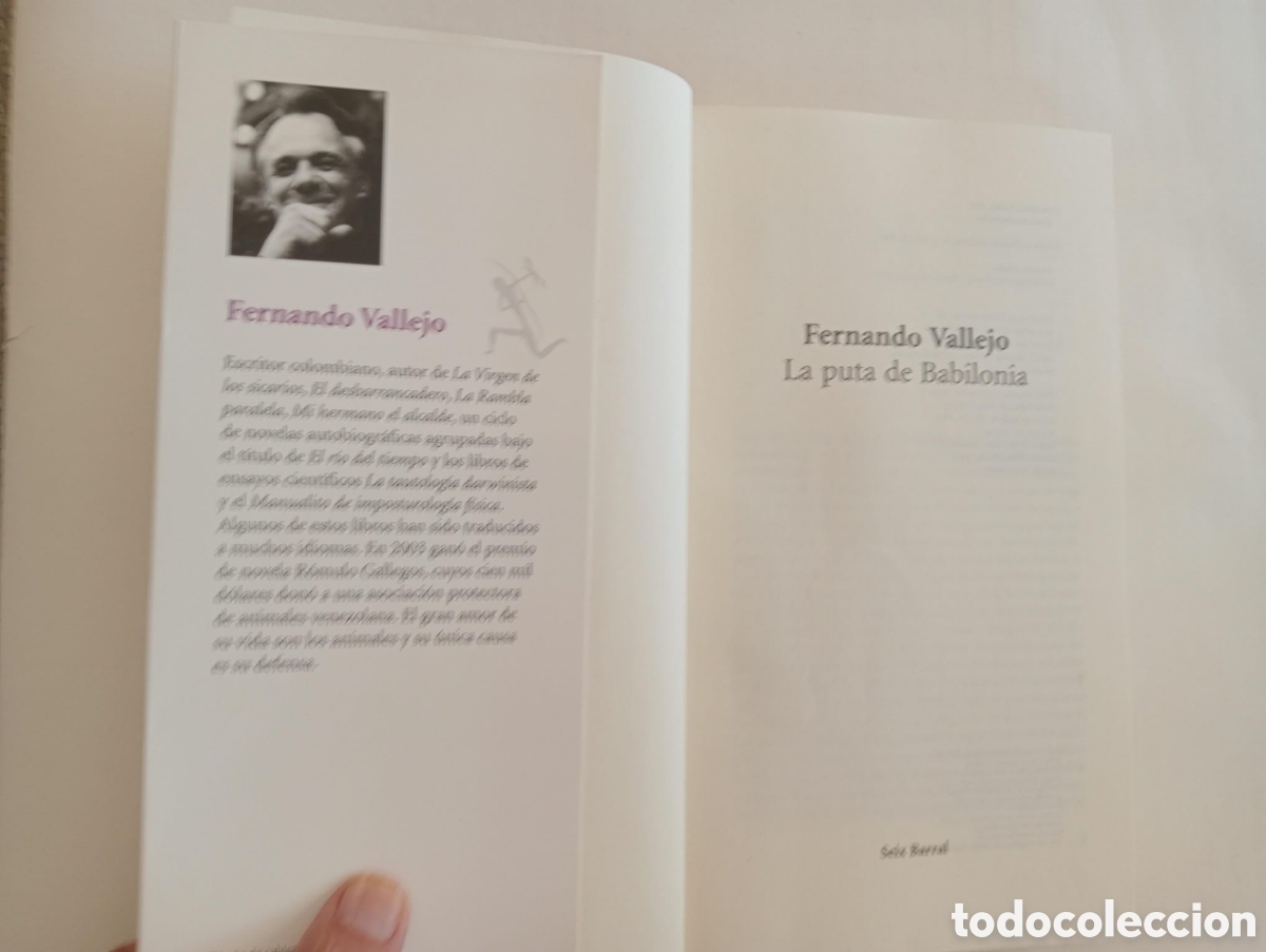 Libros: La puta de Babilonia / Fernando Vallejo - Foto 2