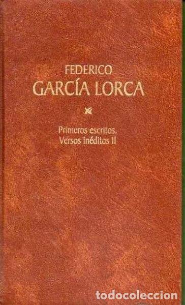 Livros em segunda m&atilde;o: Primeros escritos. Versos in&eacute;ditos II- 9788447313327