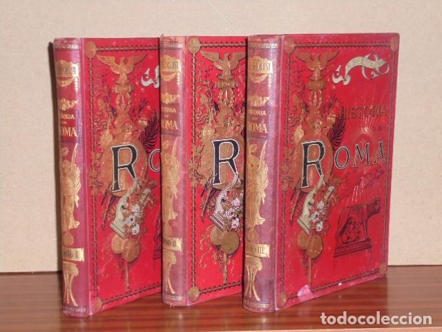 Livres: HISTORIA DE ROMA desde los or&iacute;genes it&aacute;licos hasta la ca&iacute;da del Imperio de Occidente - 3 tomos - Ber