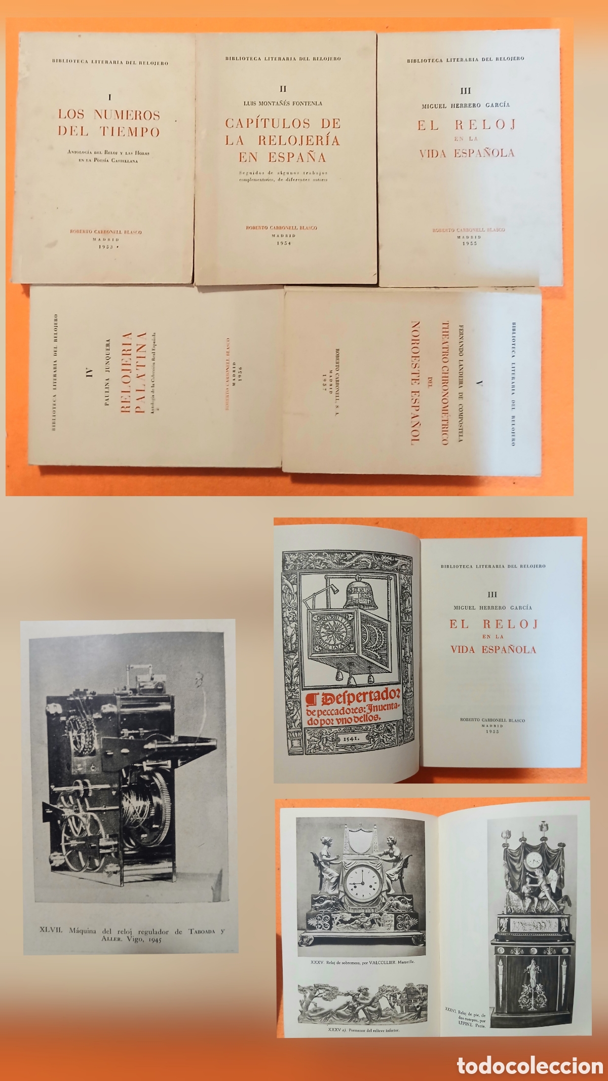 Libros: Biblioteca literaria del relojero